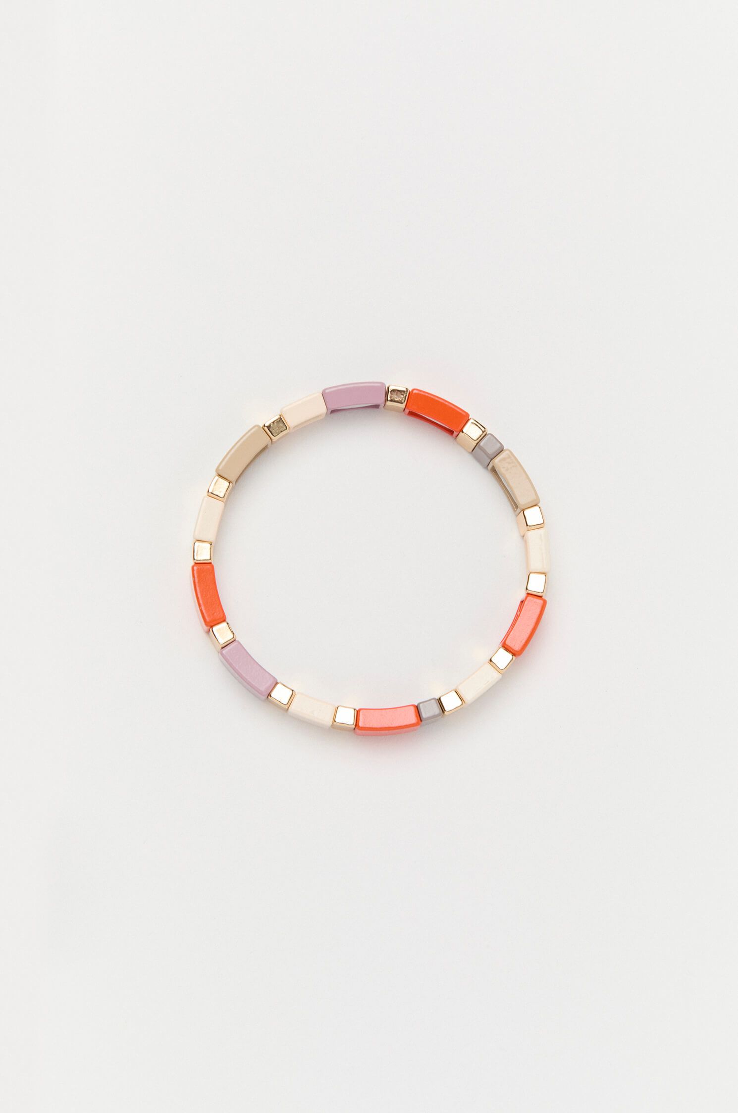 Bransoletka z pomarańczowymi segmentami Solar Obraz 2