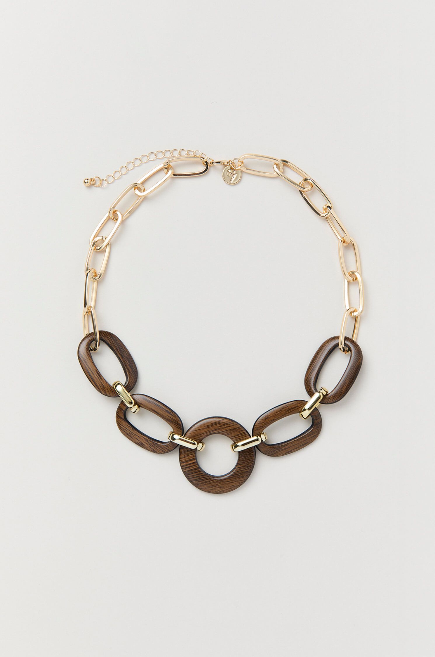 Naszyjnik z brązowymi ogniwami Solar Obraz 1