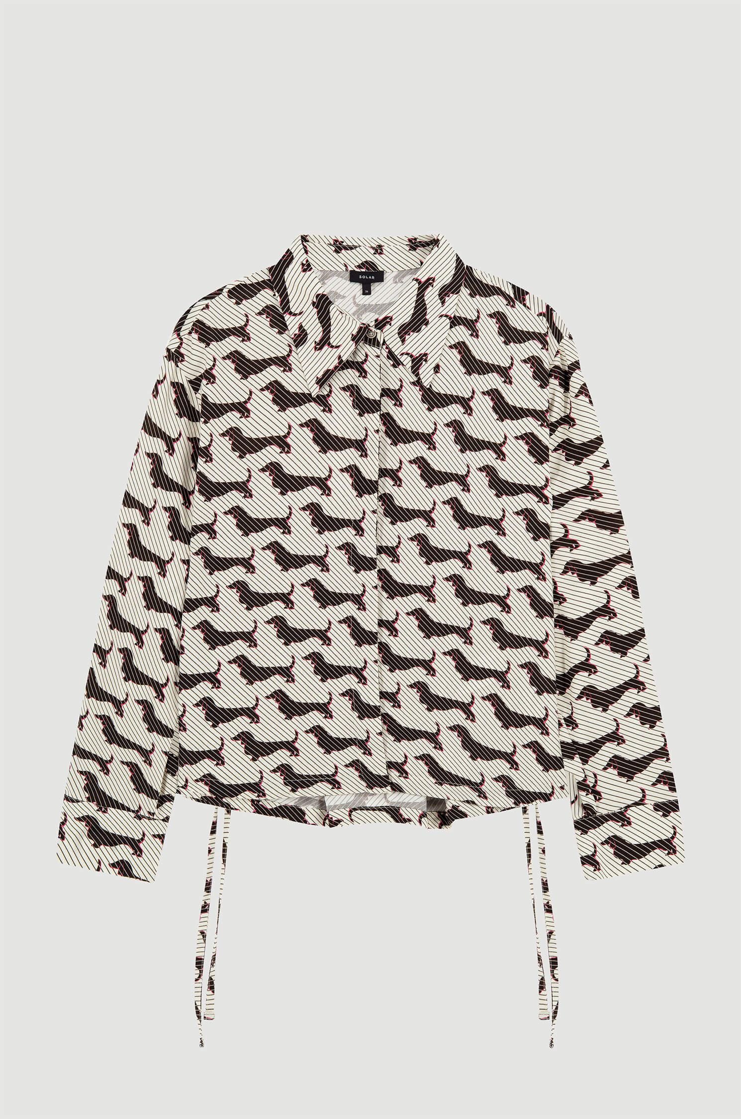 Wiskozowa koszula w jamniki Solar Obraz 3