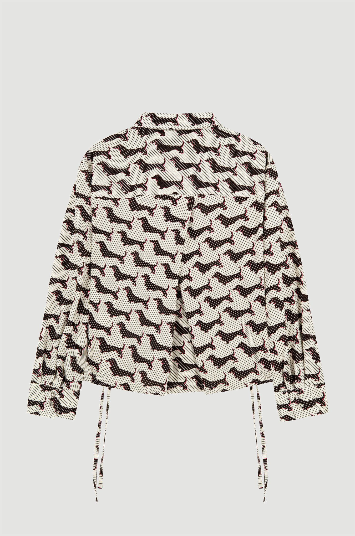 Wiskozowa koszula w jamniki Solar Obraz 4