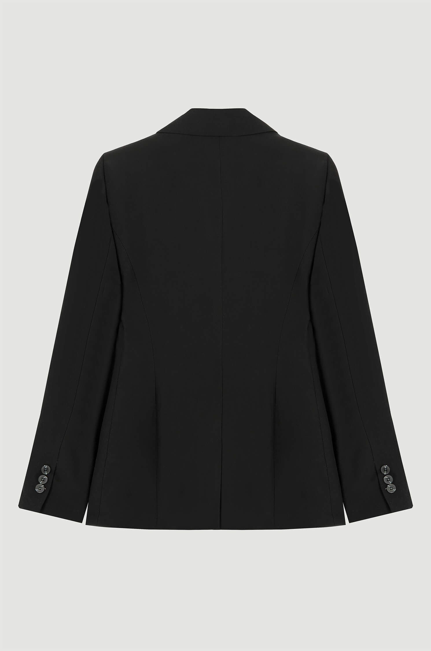 Jednorzędowa marynarka z domieszką lnu Solar Obraz 5