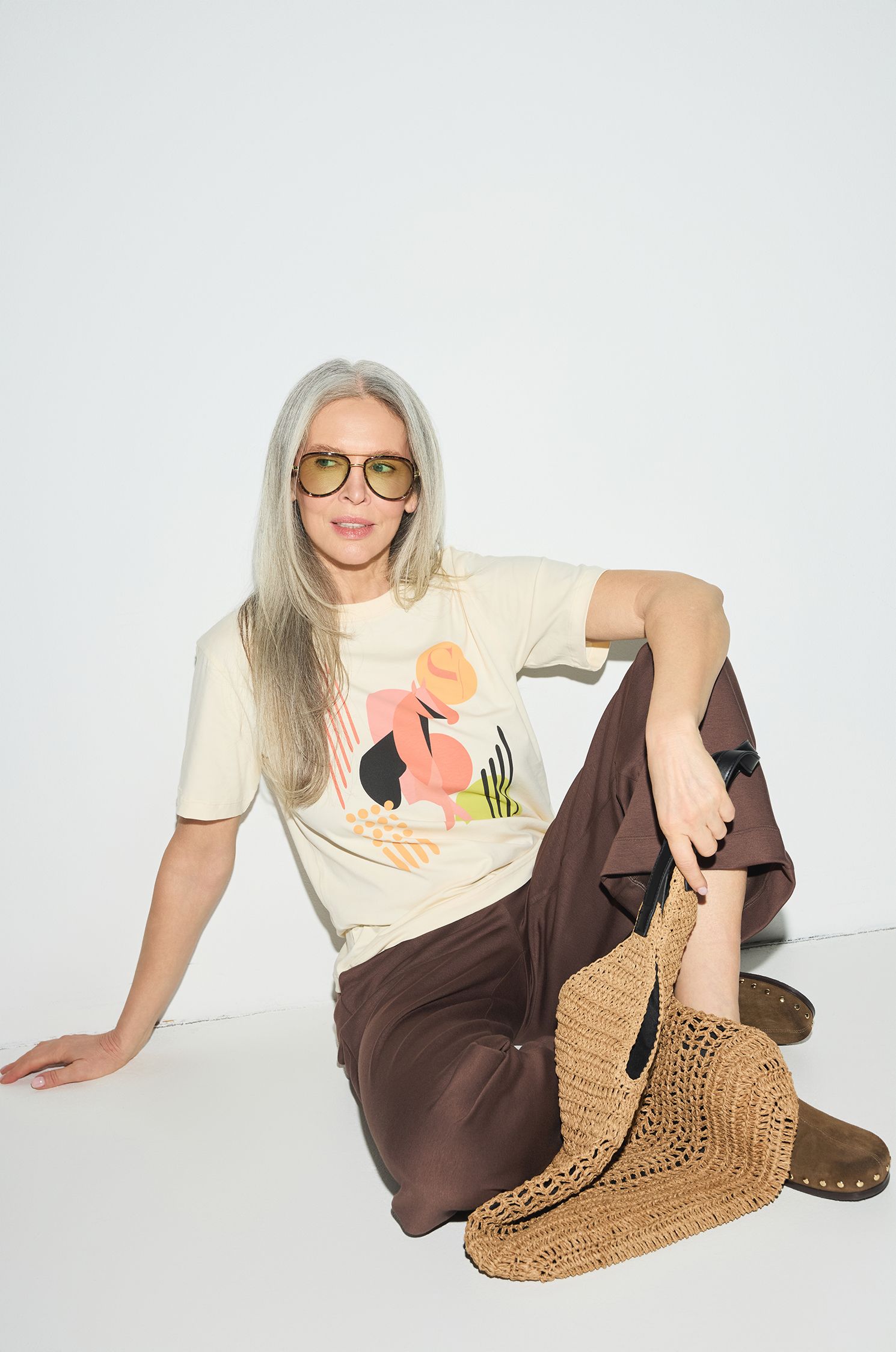 Bluzka z wzorem konia Solar Obraz 1