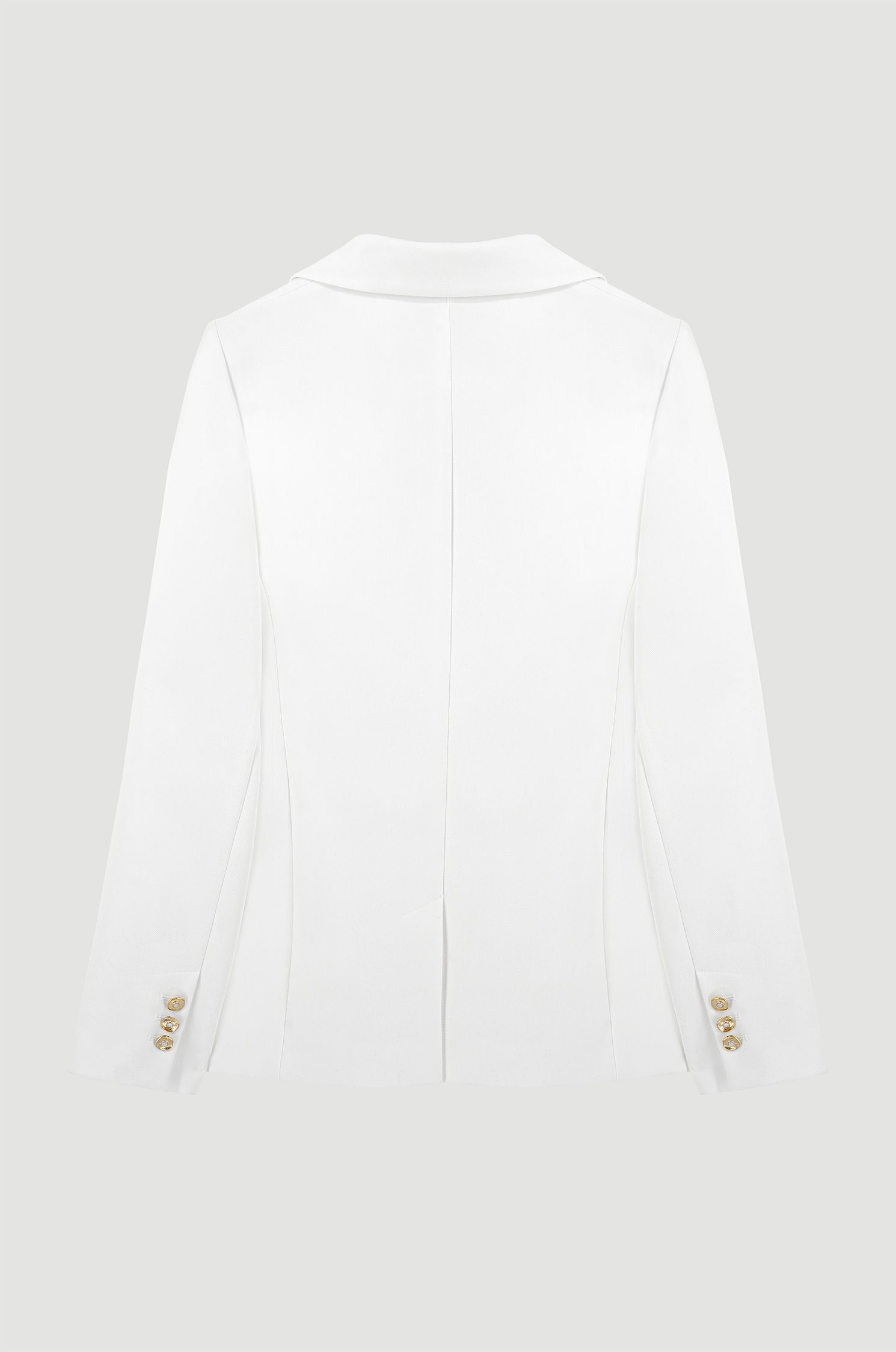 Taliowana marynarka w kolorze ecru Solar Obraz 5