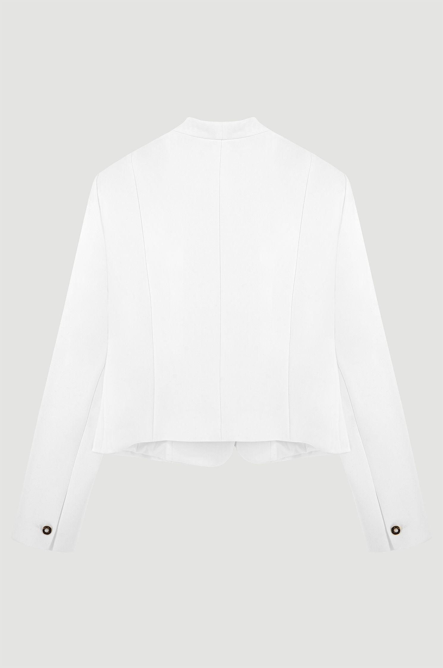 Krótka marynarka w kolorze ecru Solar Obraz 5