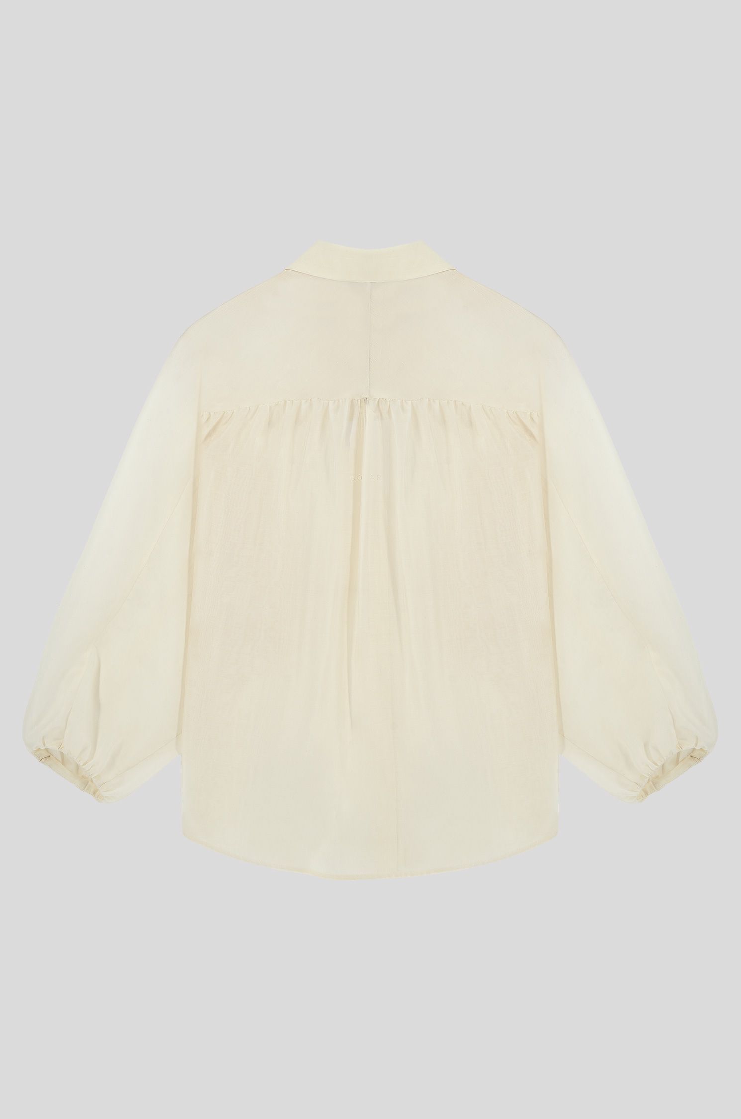 Szyfonowa koszula z kołnierzem Solar Obraz 4