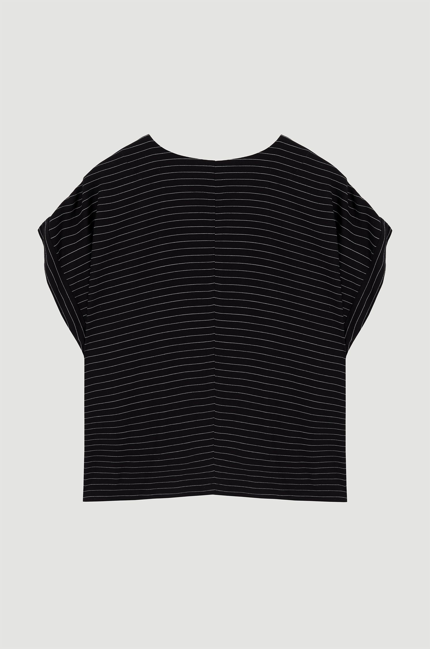 Wiskozowa bluzka w prążek Solar Obraz 4