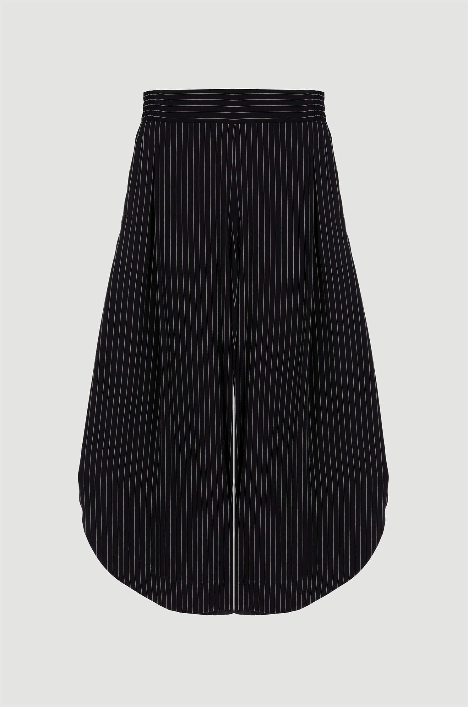 Wiskozowe kuloty w prążek Solar Obraz 5