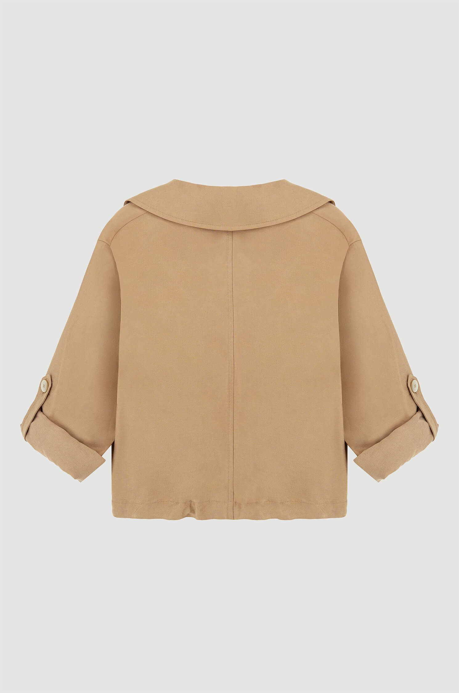 Lekka ciepłobeżowa kurtka Solar Obraz 5