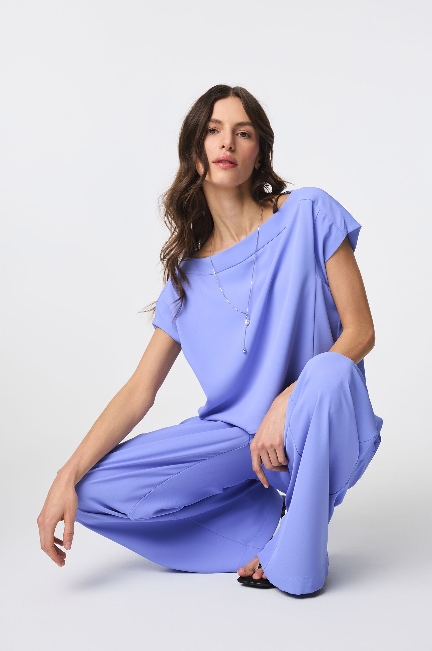 Bluzka o pudełkowym kroju Solar Obraz 2