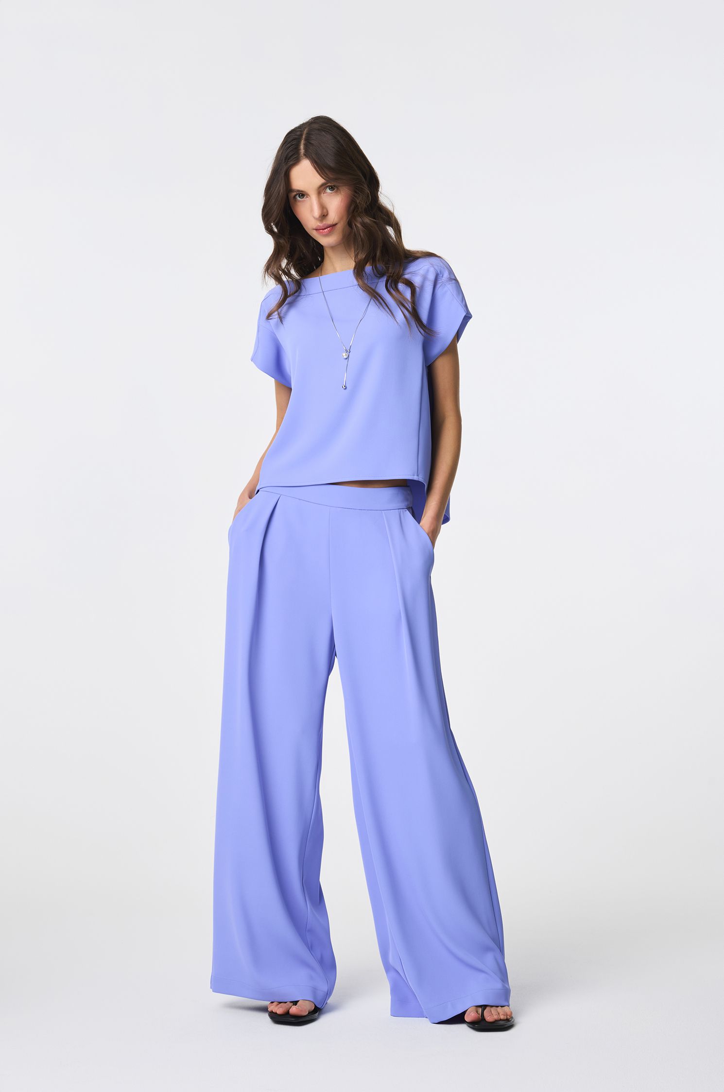 Bluzka o pudełkowym kroju Solar Obraz 1