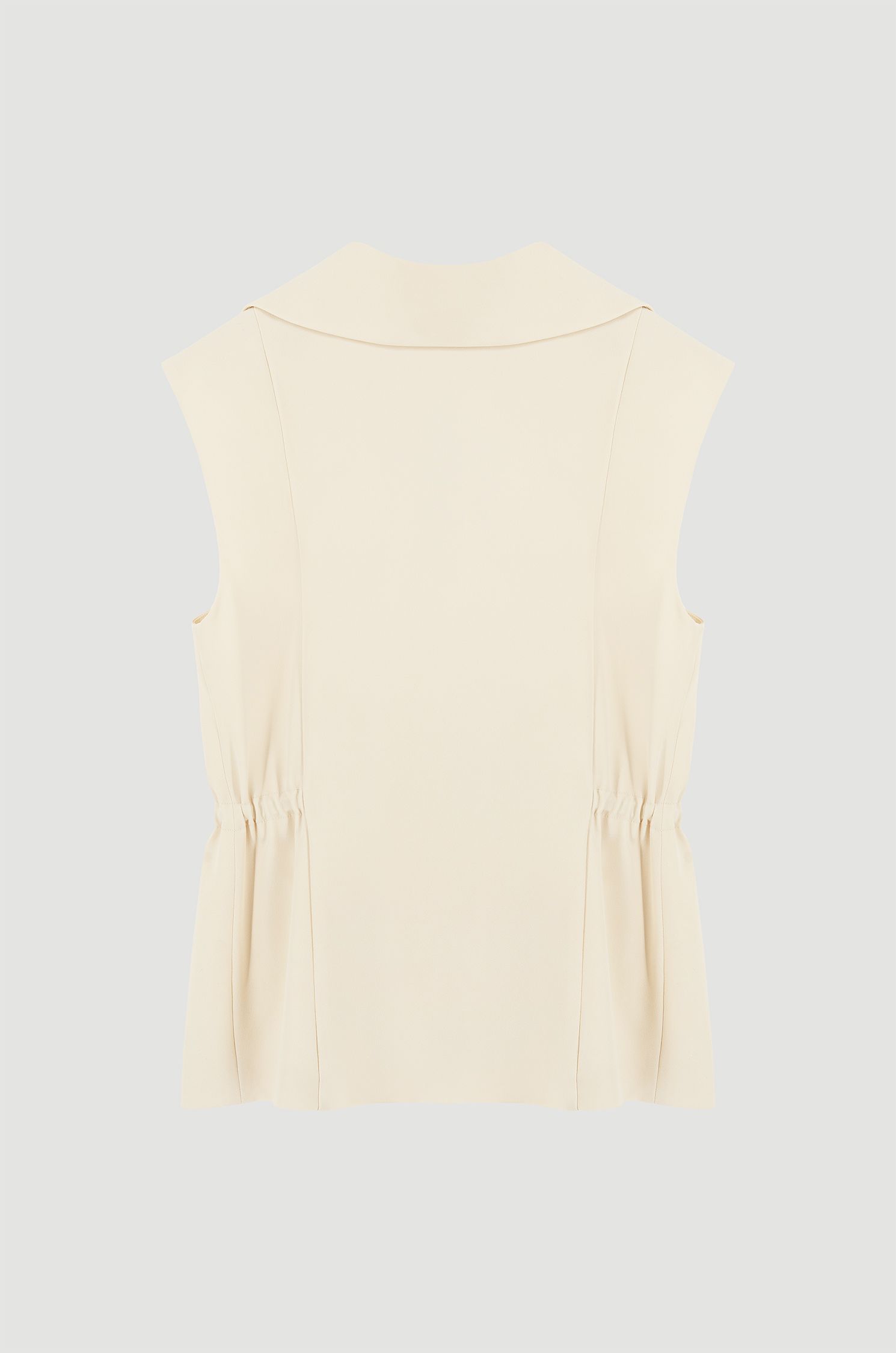 Taliowana kamizelka zapinana na guziki Solar Obraz 6