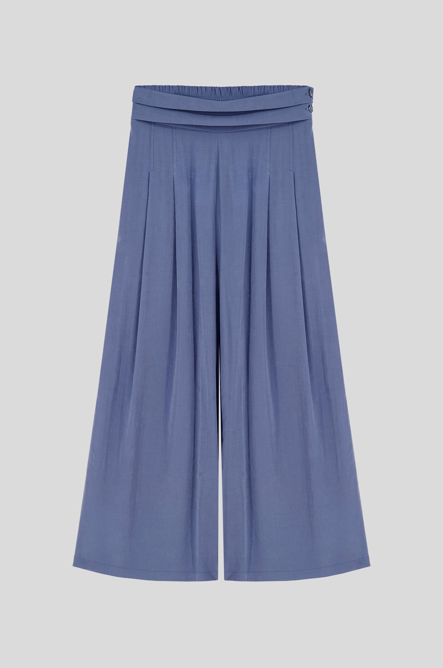 Spódnico-spodnie z elastyczną talią Solar Obraz 4