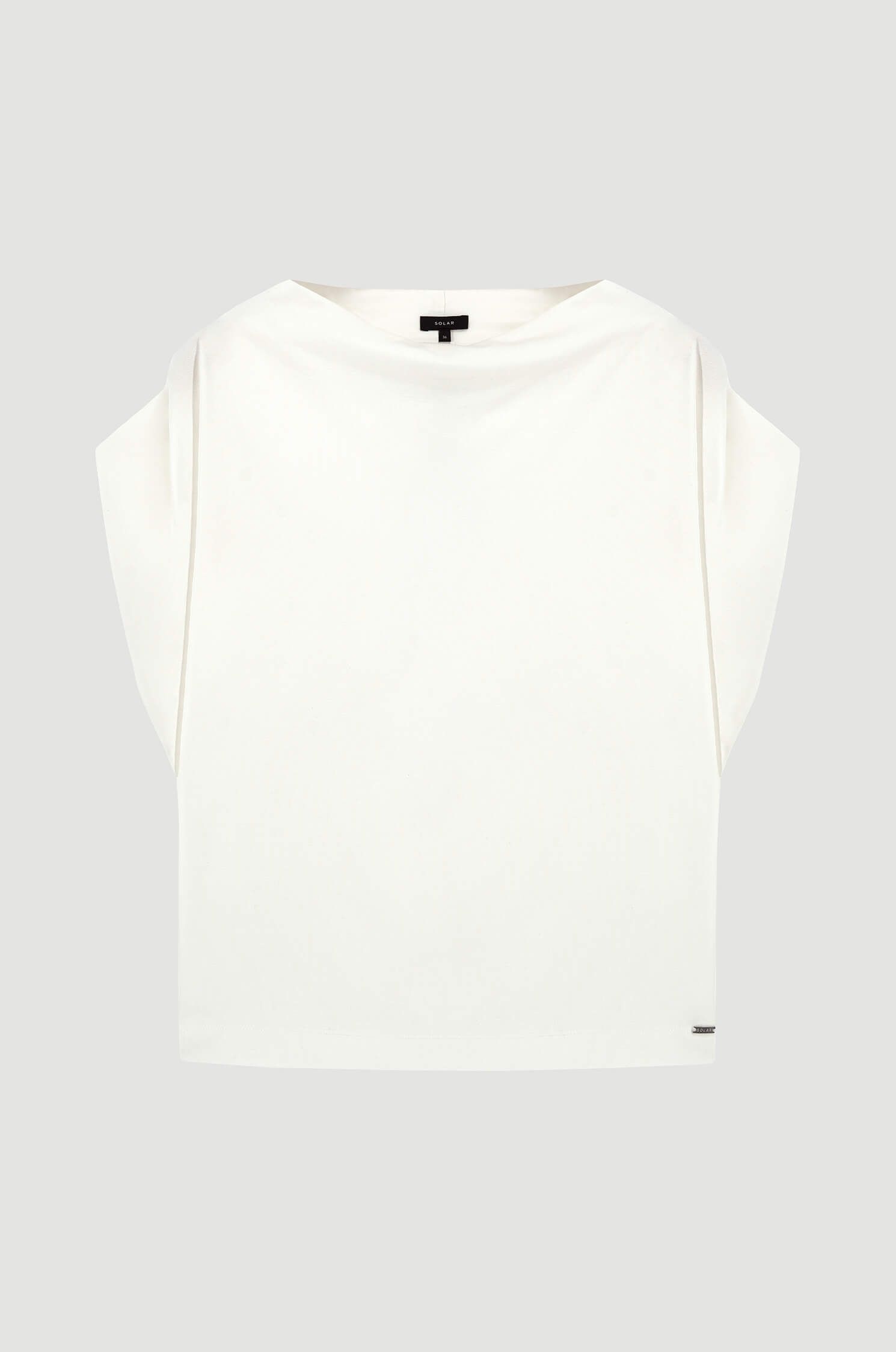 Bluzka z wiskozą o luźnym fasonie Solar Obraz 4