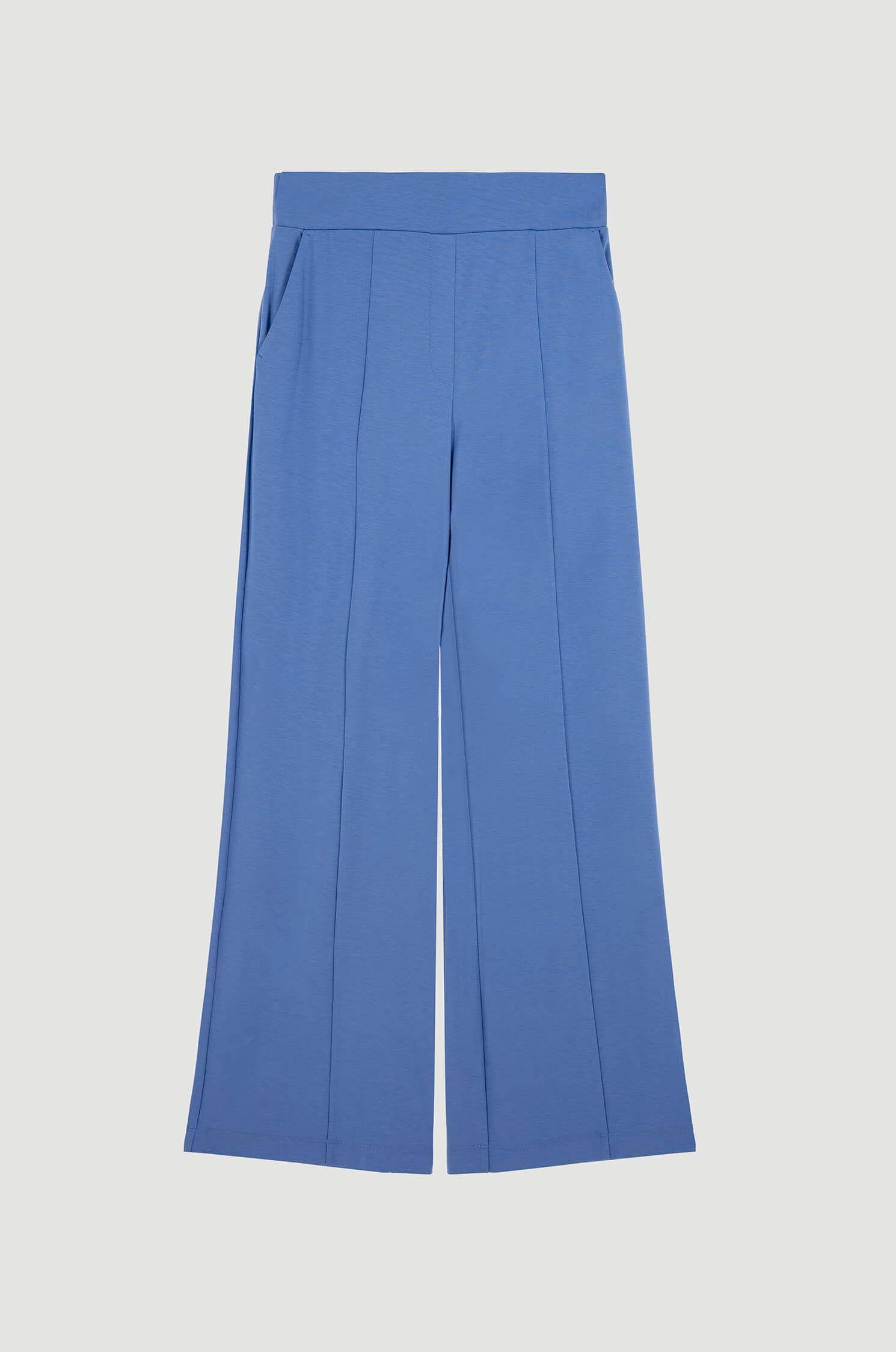 Spodnie z dżerseju z szeroką nogawką Solar Obraz 4