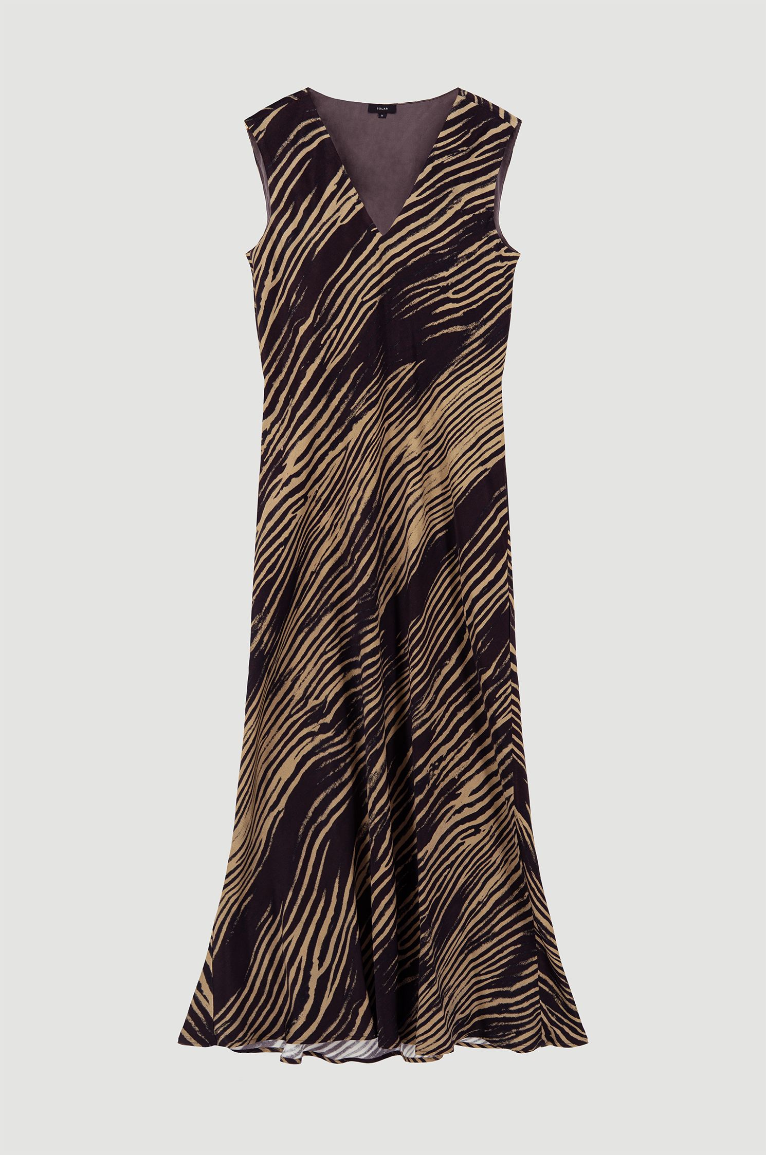 Wiskozowa sukienka ze zwierzęcym printem Solar Obraz 4