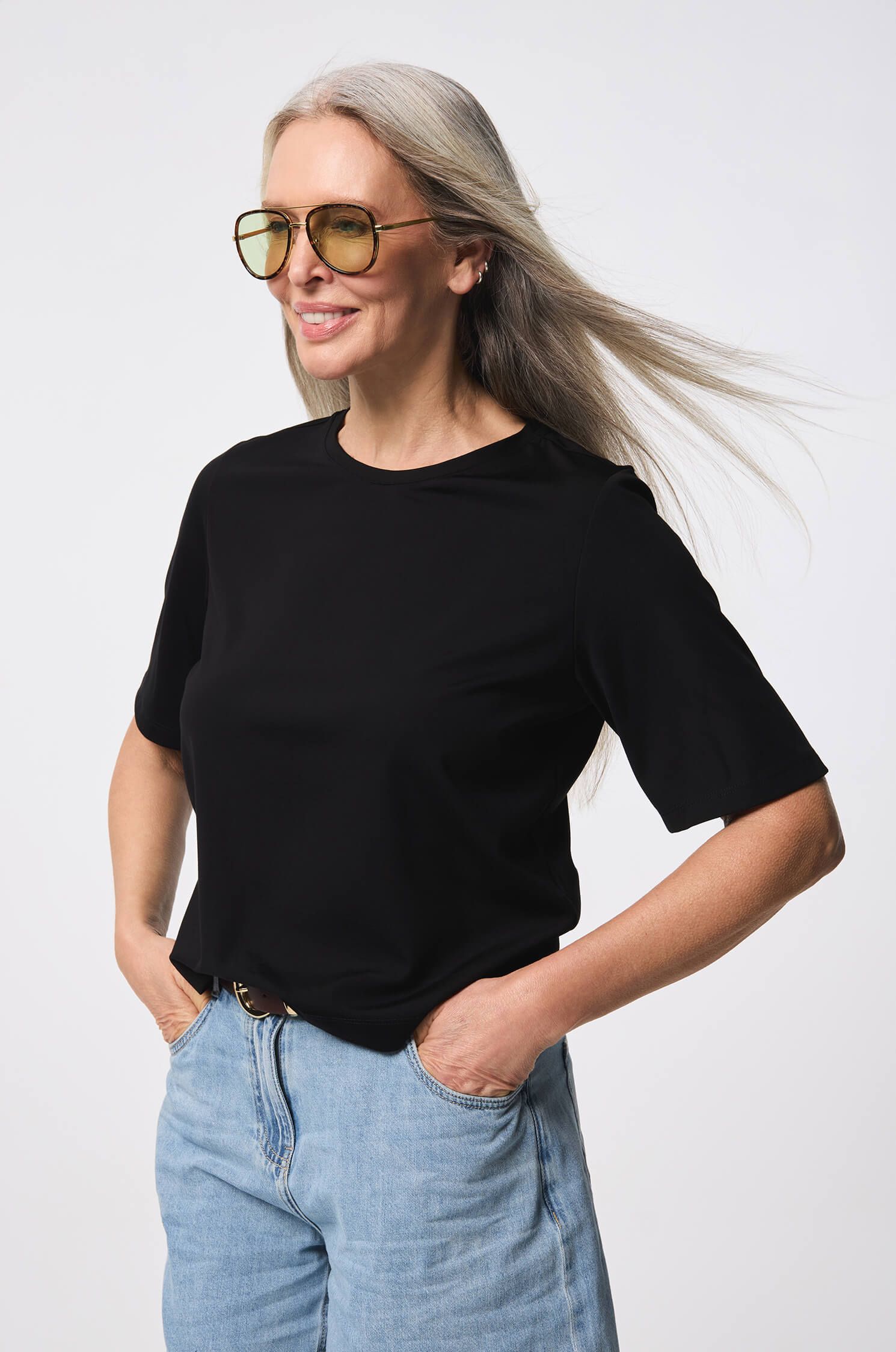 Bluzka z krótkim rękawem Solar Obraz 3