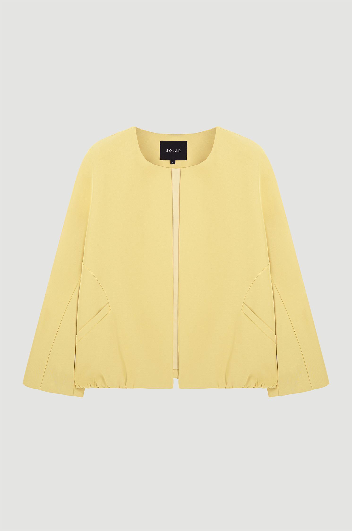 Lekka kurtka w jasnożółtym kolorze Solar Obraz 4