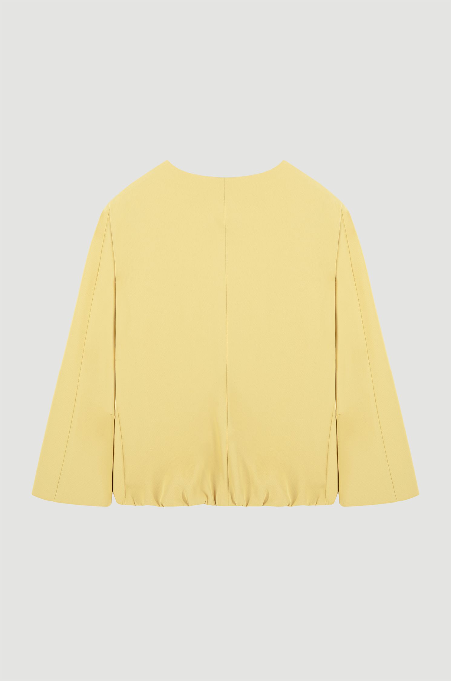 Lekka kurtka w jasnożółtym kolorze Solar Obraz 5