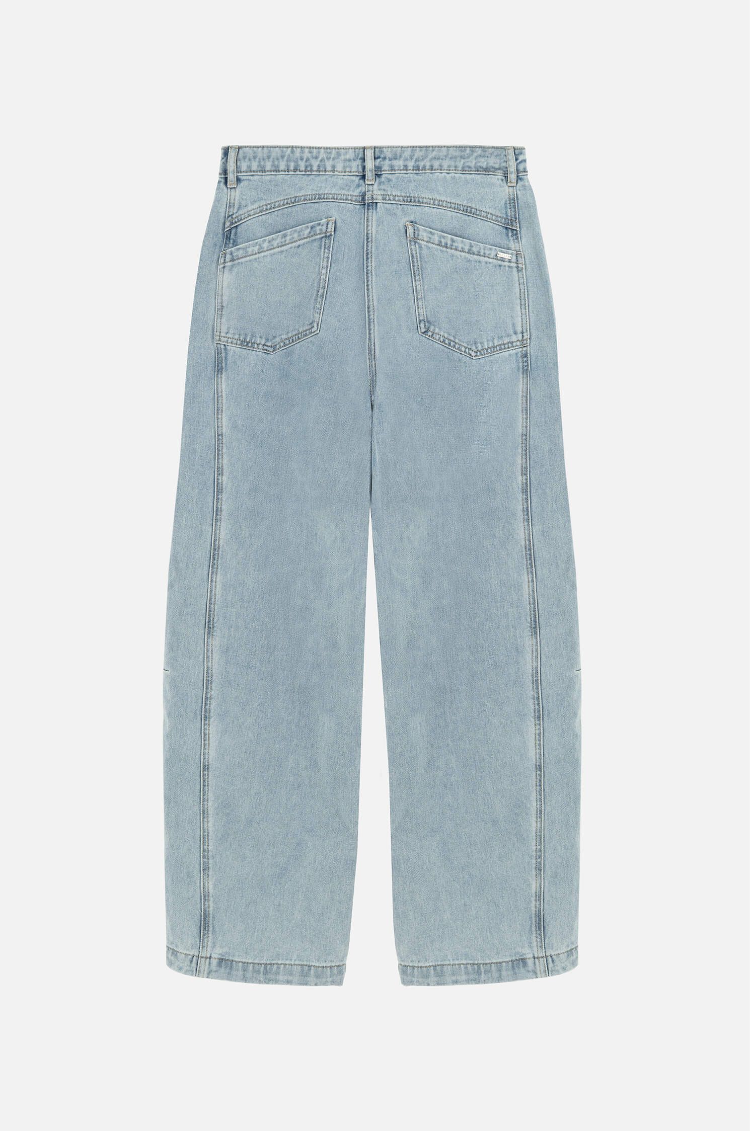 Jasne jeansy z rozszerzaną nogawką Solar Obraz 5