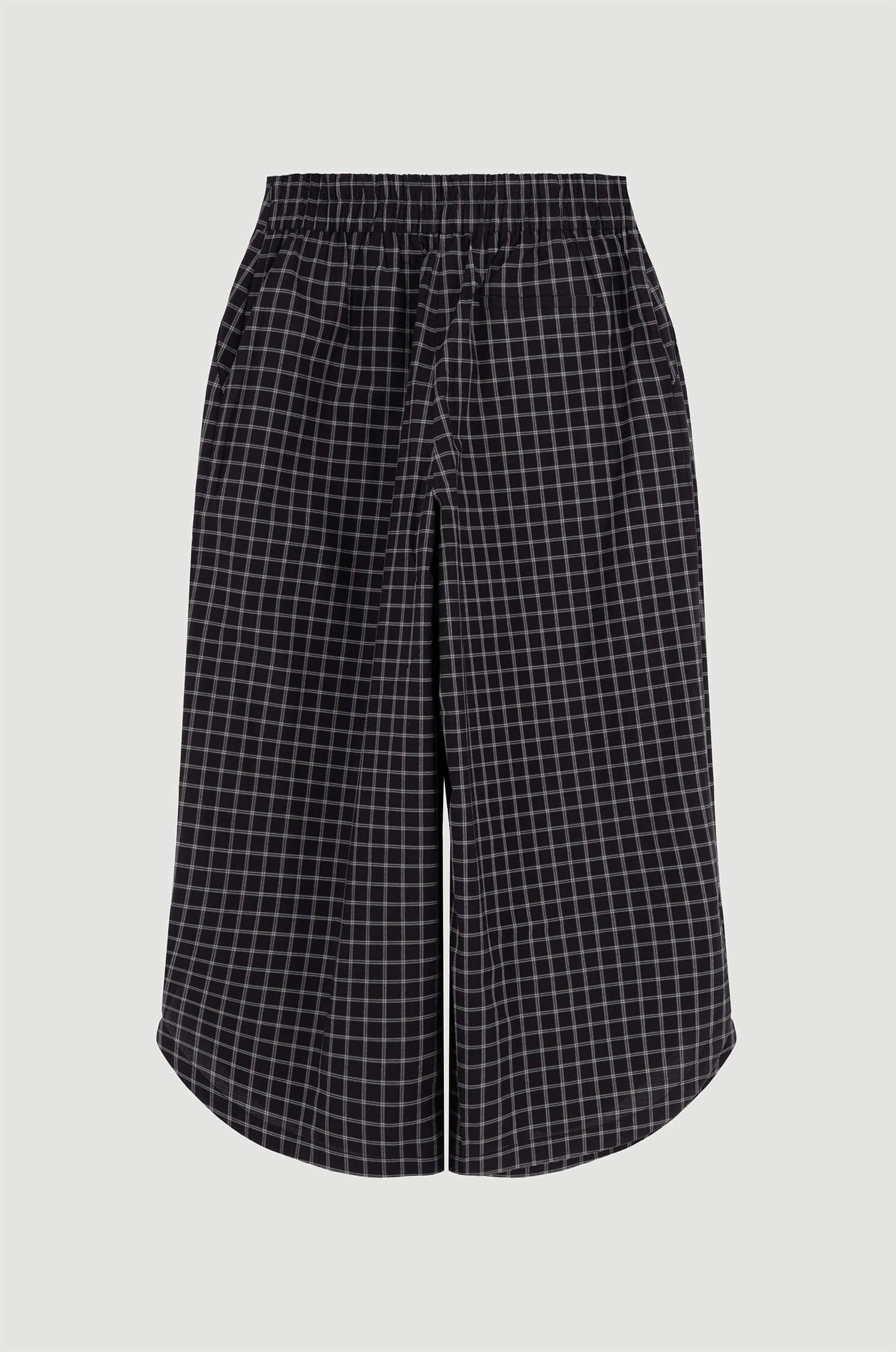 Bawełniane kuloty w kratę Solar Obraz 3