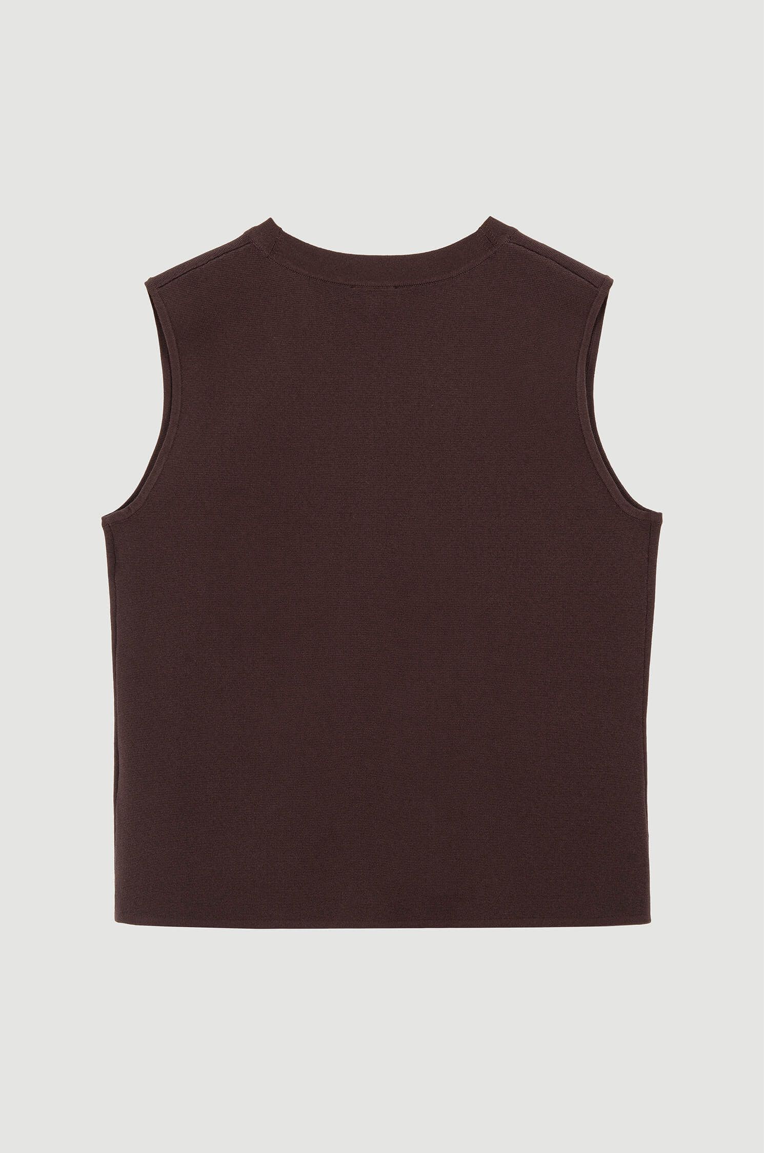 Dzianinowa kamizelka zapinana na guziki Solar Obraz 6