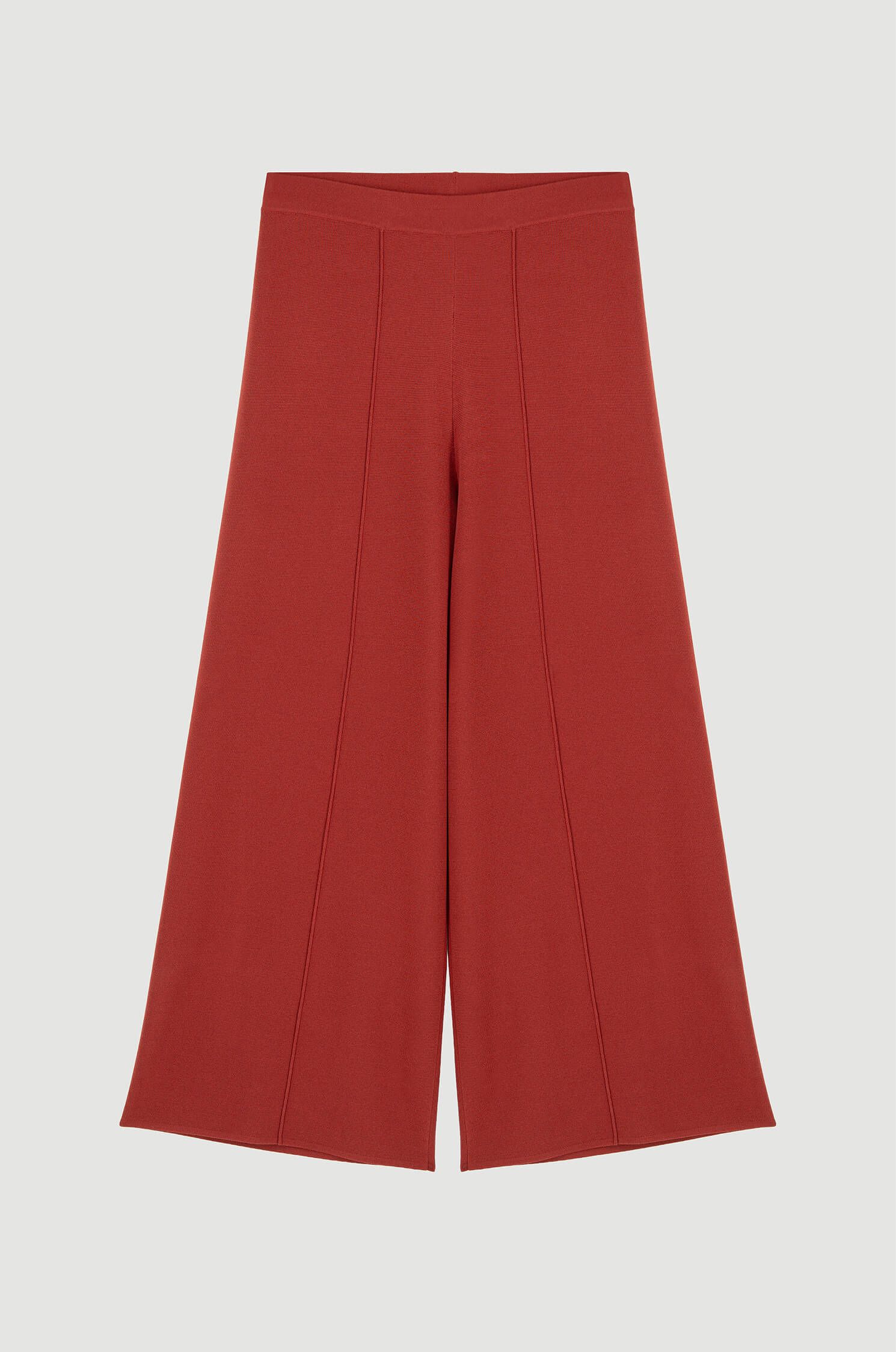 Dzianinowe kuloty z elastyczną talią Solar Obraz 4