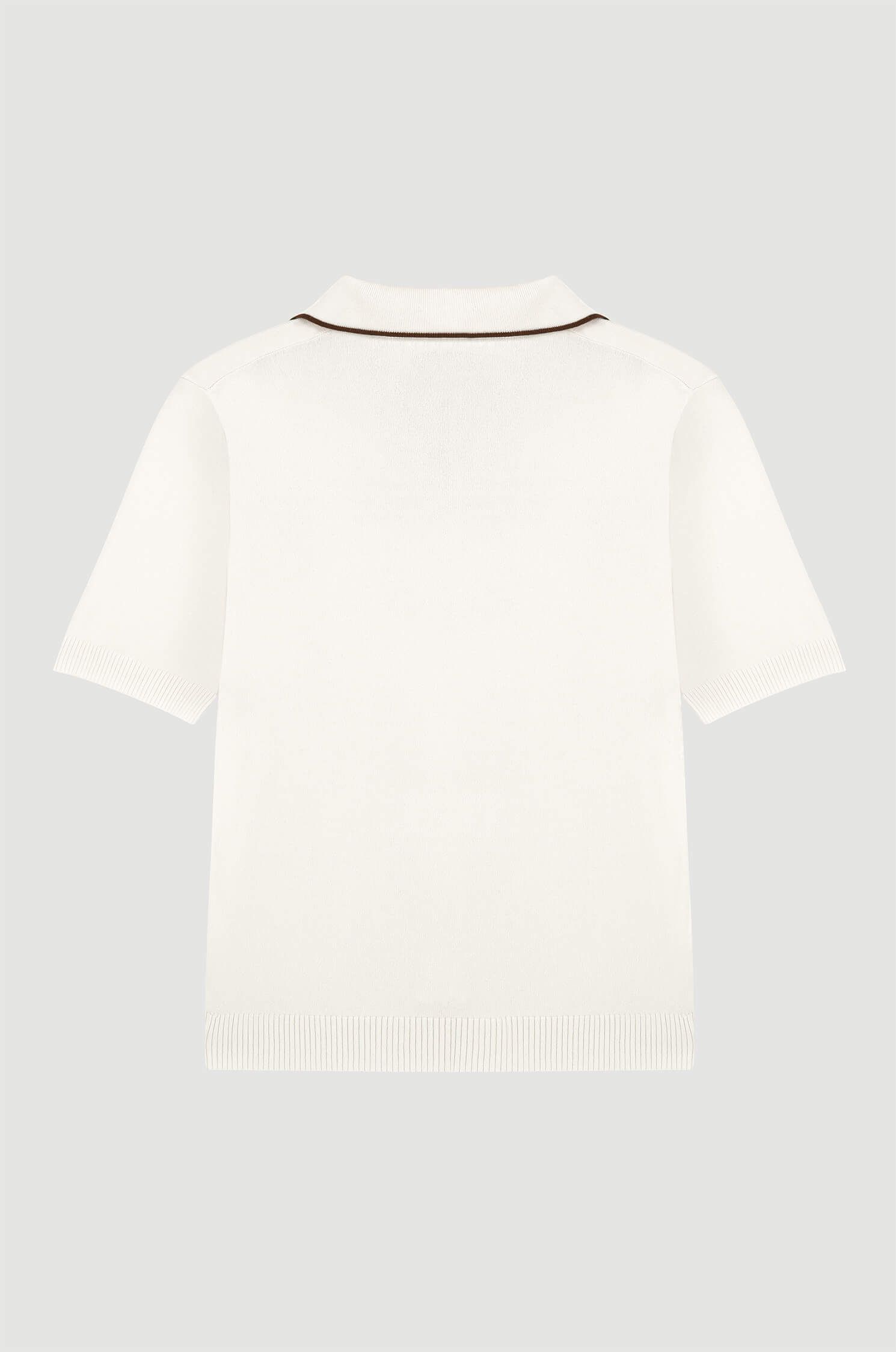 Bluzka z kontrastowymi detalami Solar Obraz 4