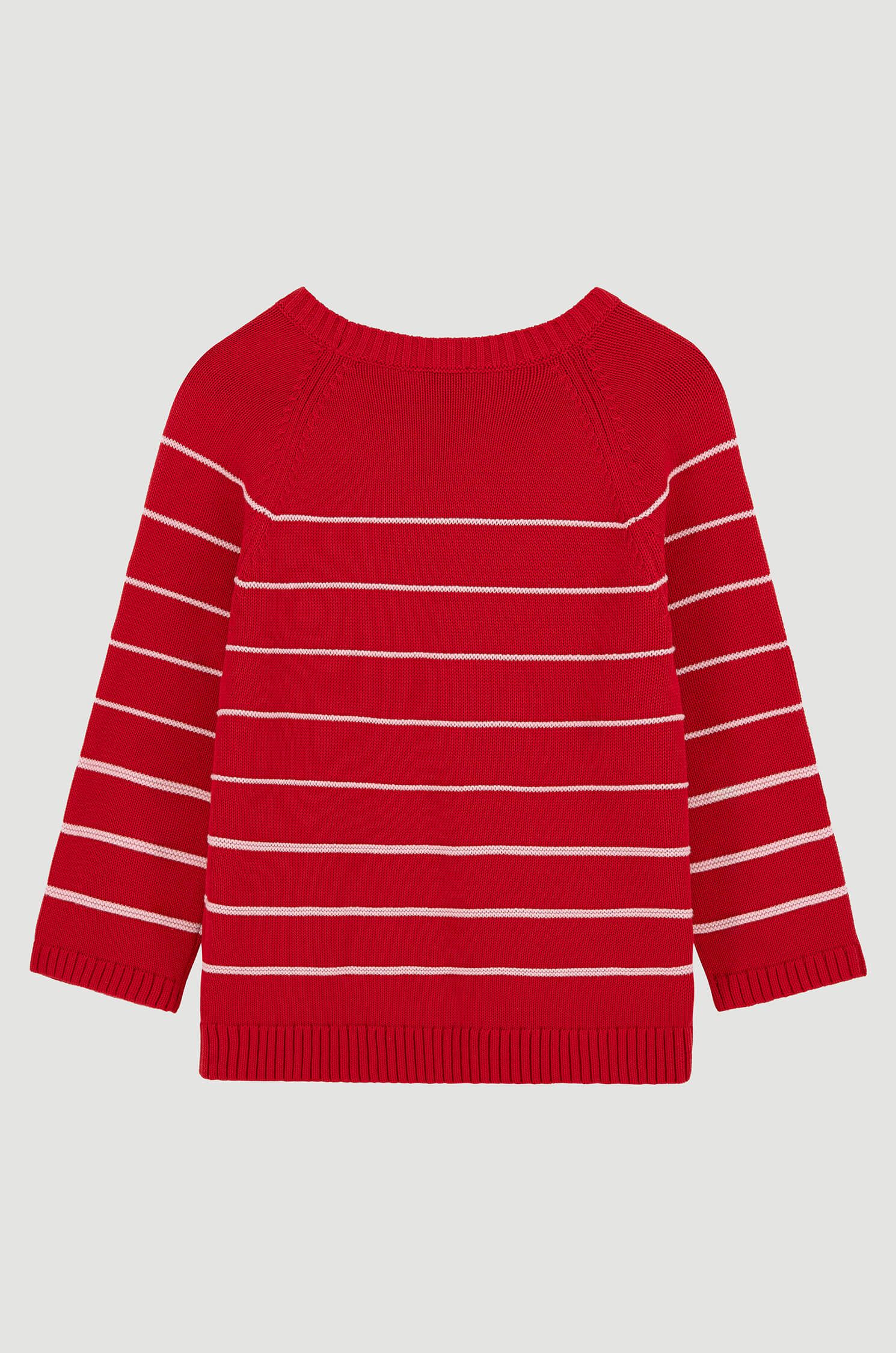 Bawełniany sweter z ozdobnym ściegiem Solar Obraz 4