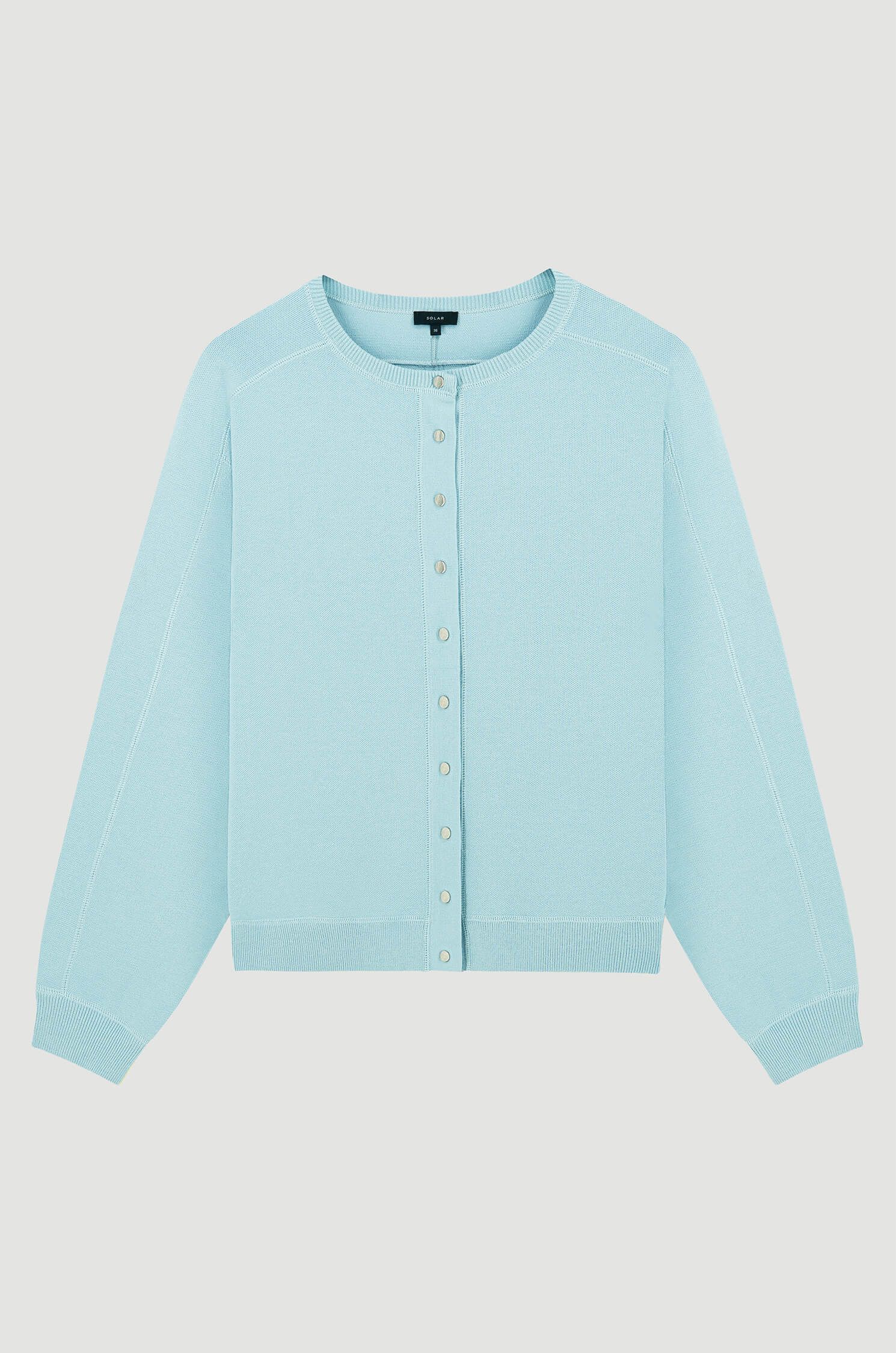 Kardigan z ozdobnymi przeszyciami Solar Obraz 3