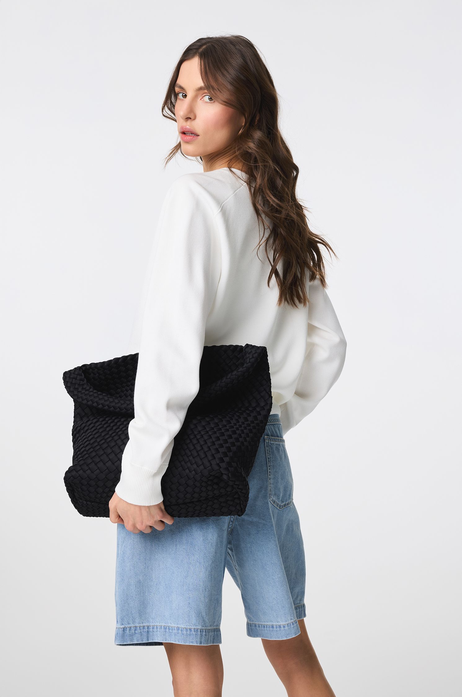 Dzianinowy kardigan w kolorze ecru Solar Obraz 2