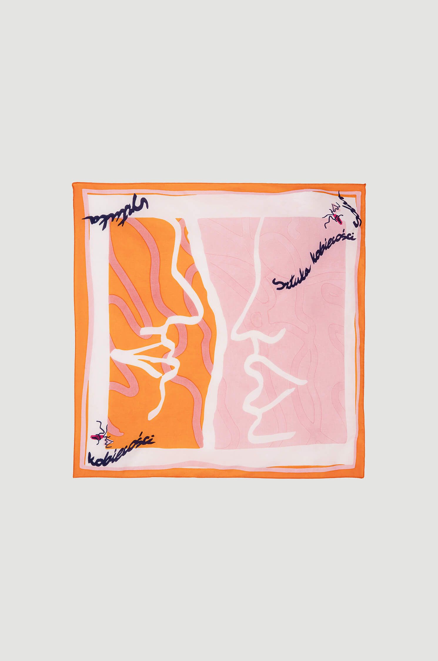 Jedwabna apaszka sztuka kobiecości Solar Obraz 2