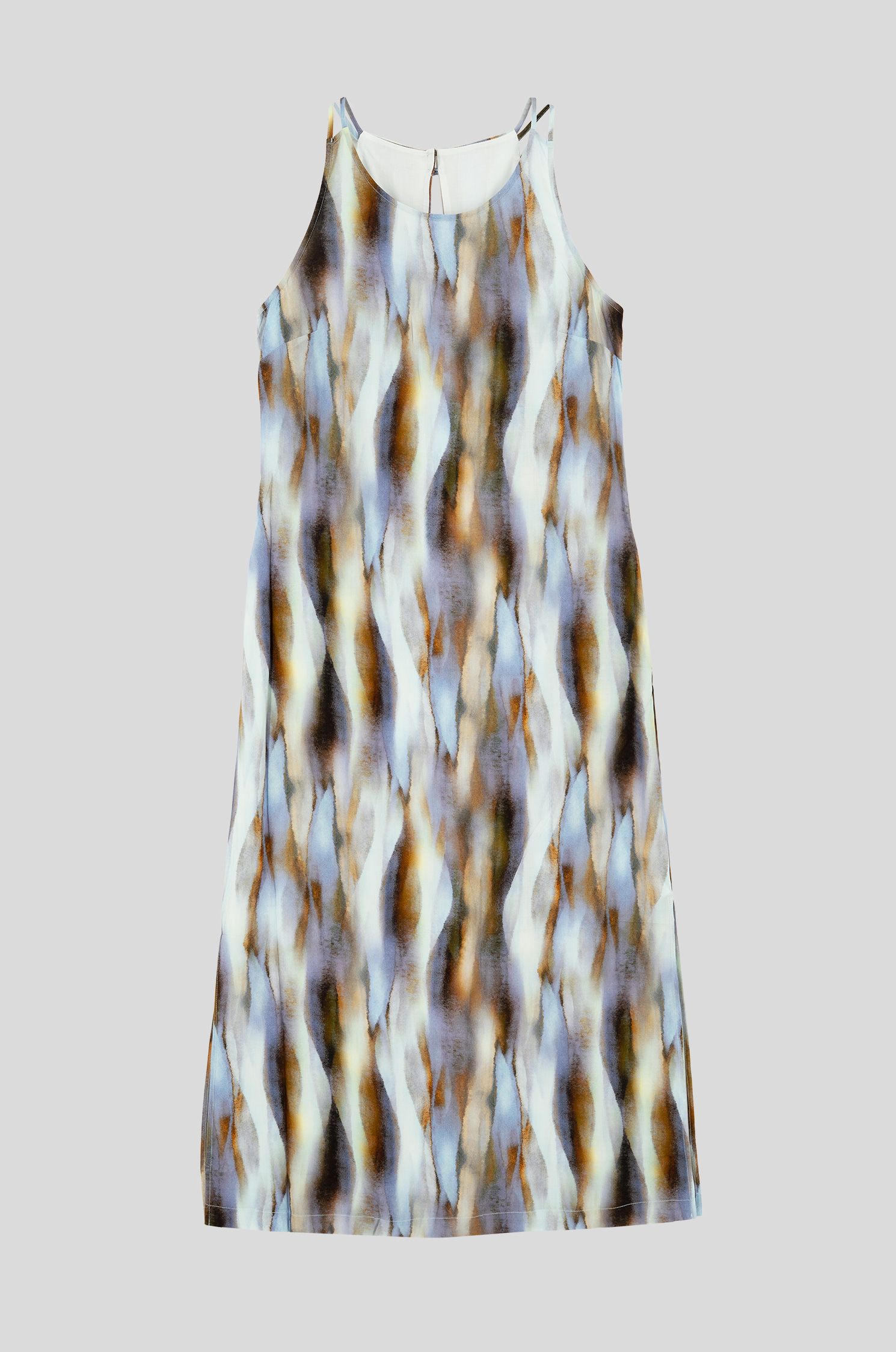 Wiskozowa sukienka z printem Solar Obraz 4