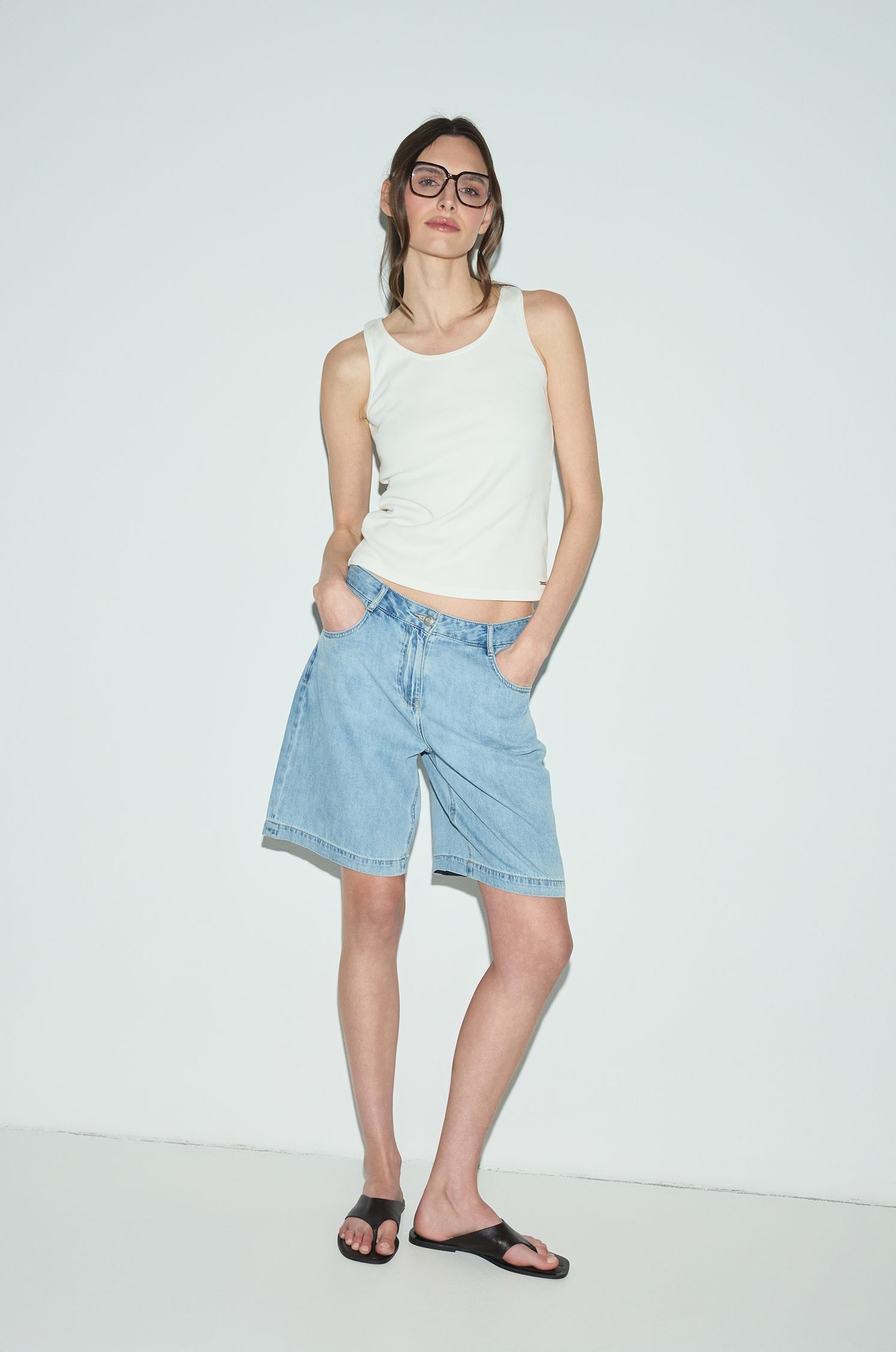 Jeansowe szorty Solar Obraz 1