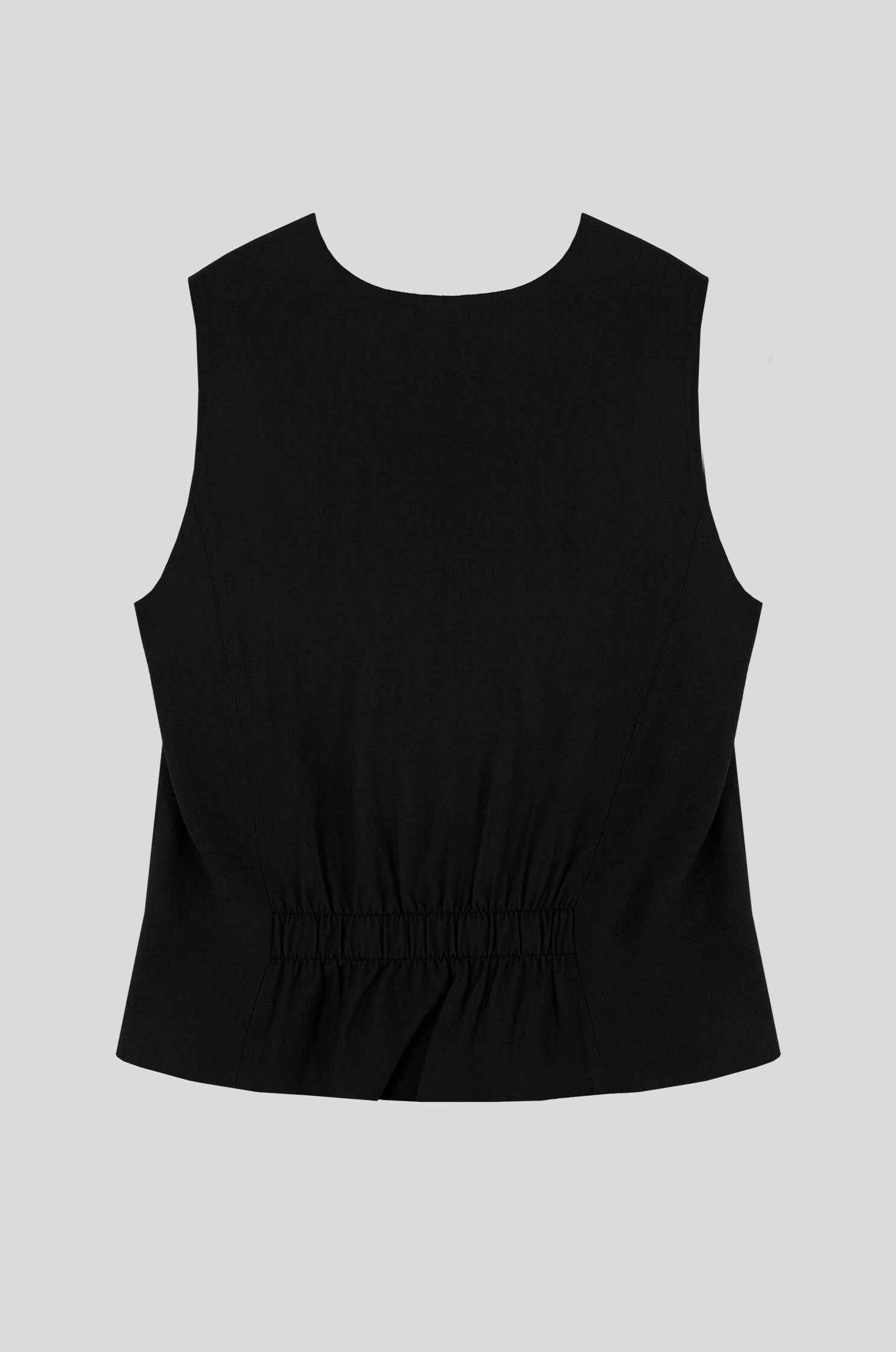 Taliowana kamizelka z wiskozy Solar Obraz 4