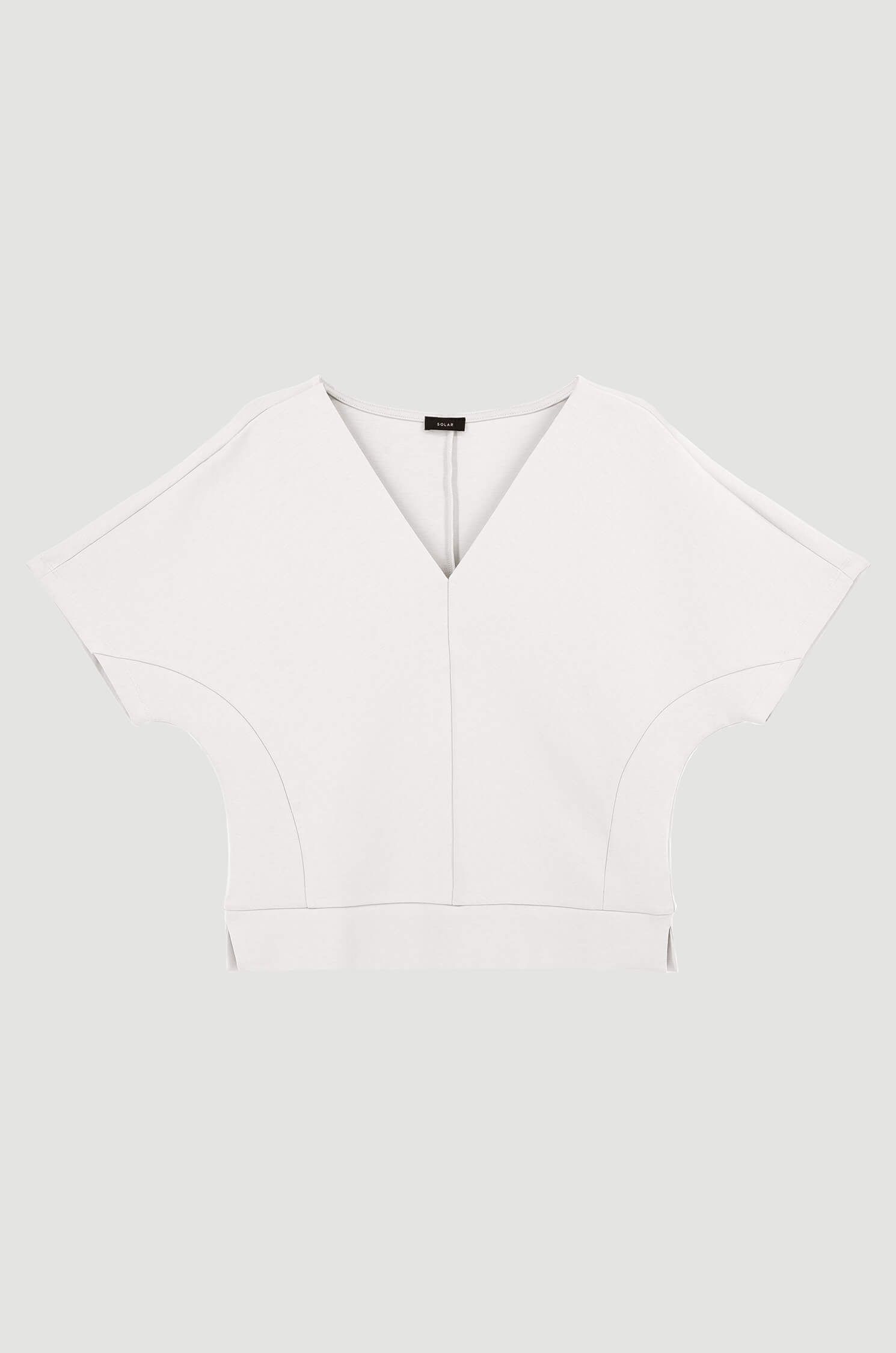 Bluzka dzianinowa o swobodnym fasonie Solar Obraz 4