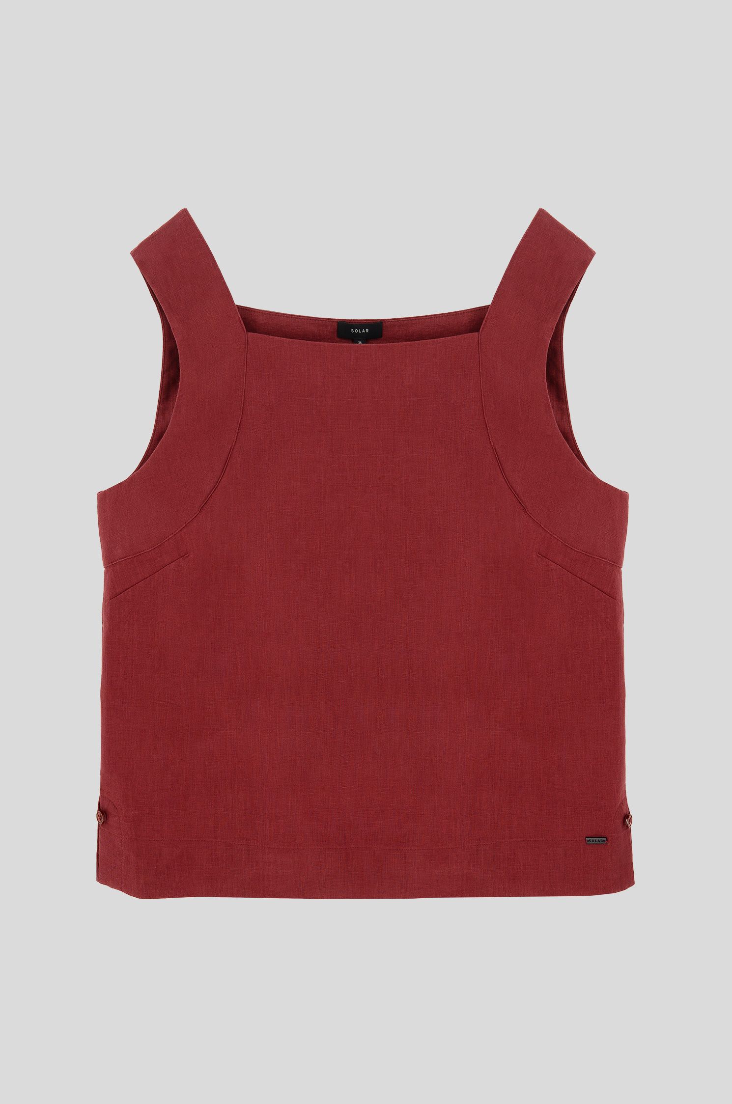 Lniany top Solar Obraz 3