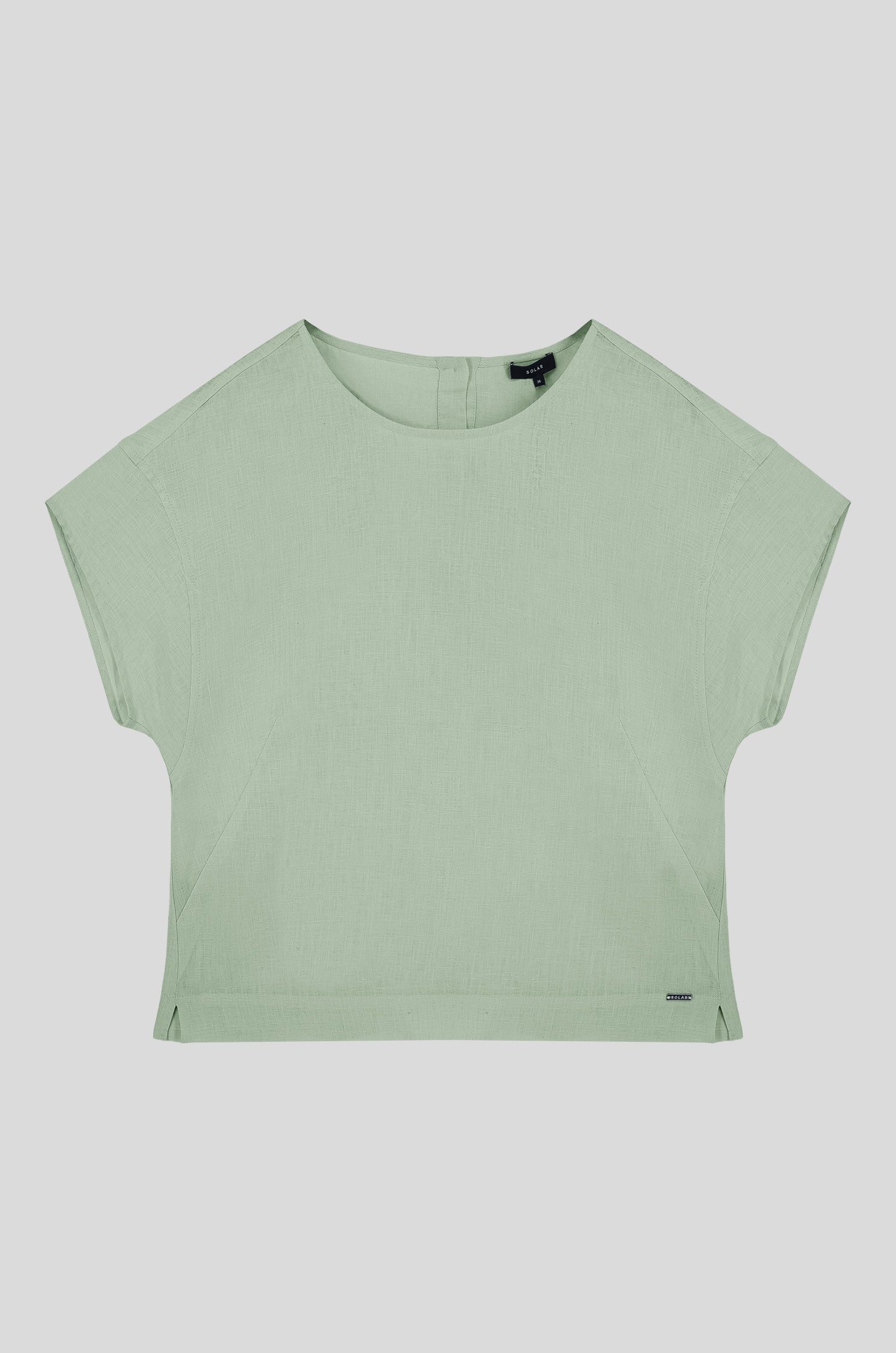 Lniana bluzka o swobodnym kroju Solar Obraz 3