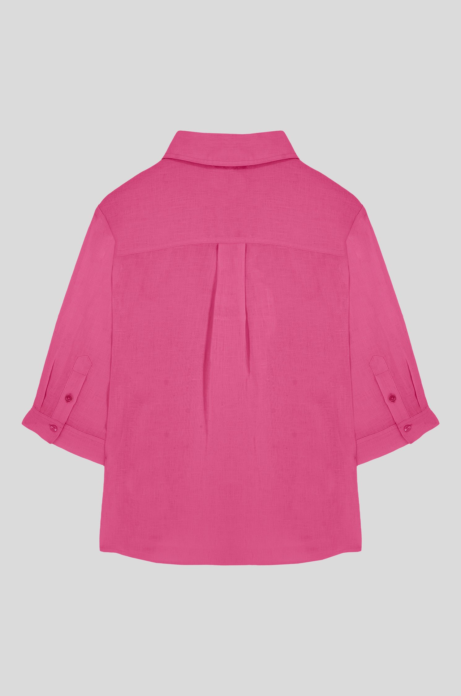 Lniana koszula z rękawem 3/4 Solar Obraz 2