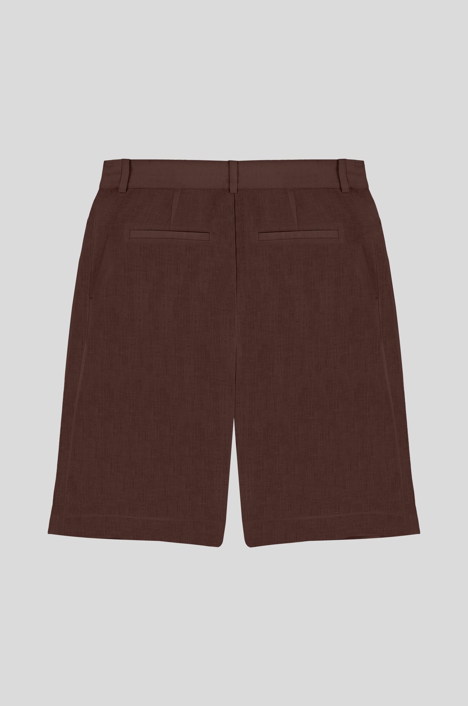 Lniane szorty z rozszerzaną nogawką Solar Obraz 4