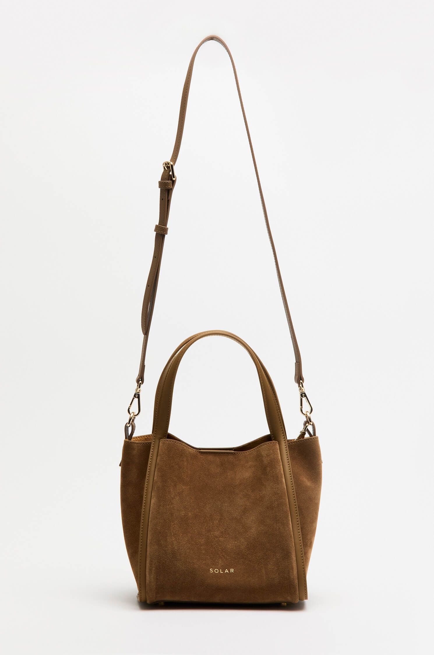 Torebka skórzana typu bucket Solar Obraz 4