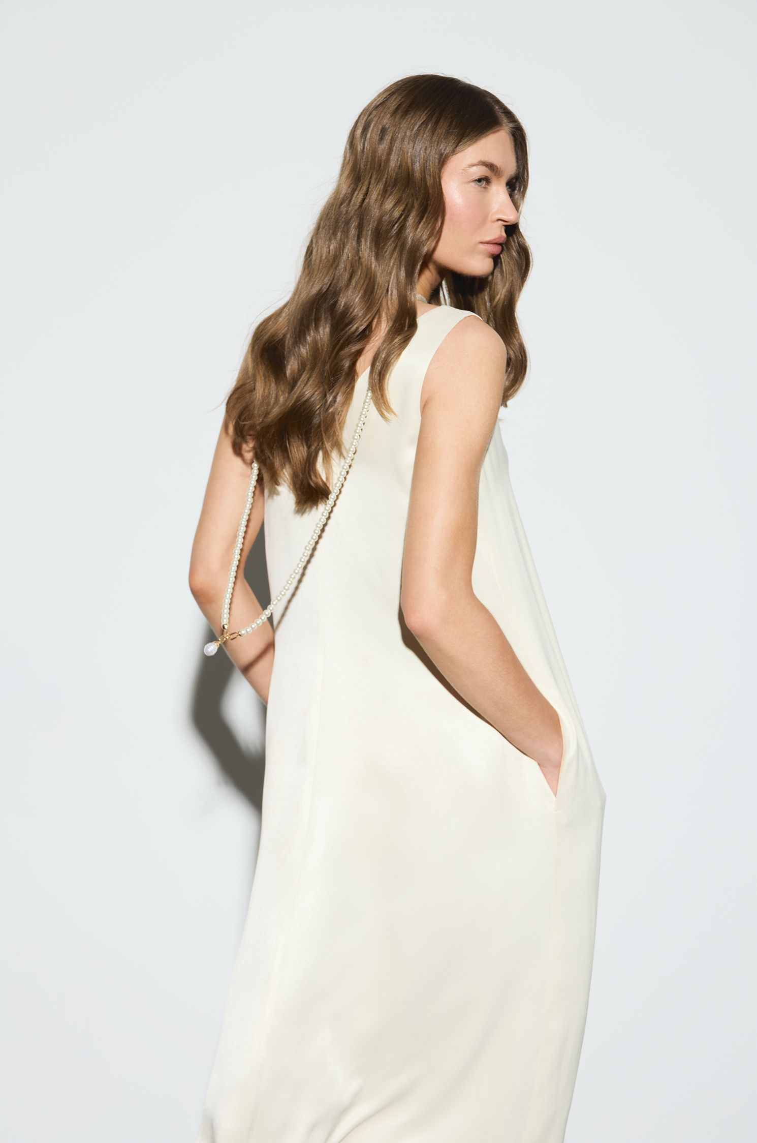 Sukienka z ażurowym topem Solar Obraz 3