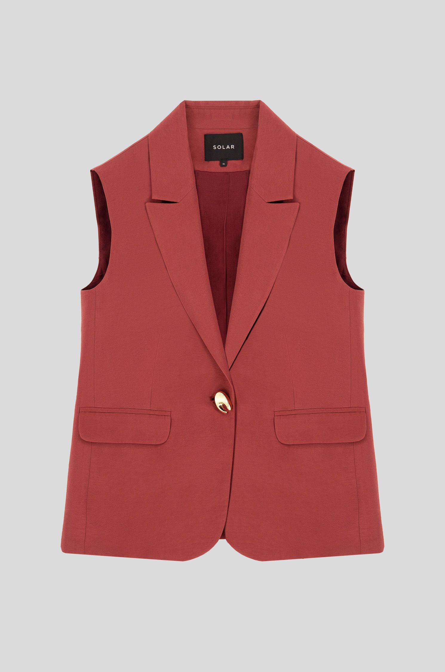 Terakotowa kamizelka Solar Obraz 3