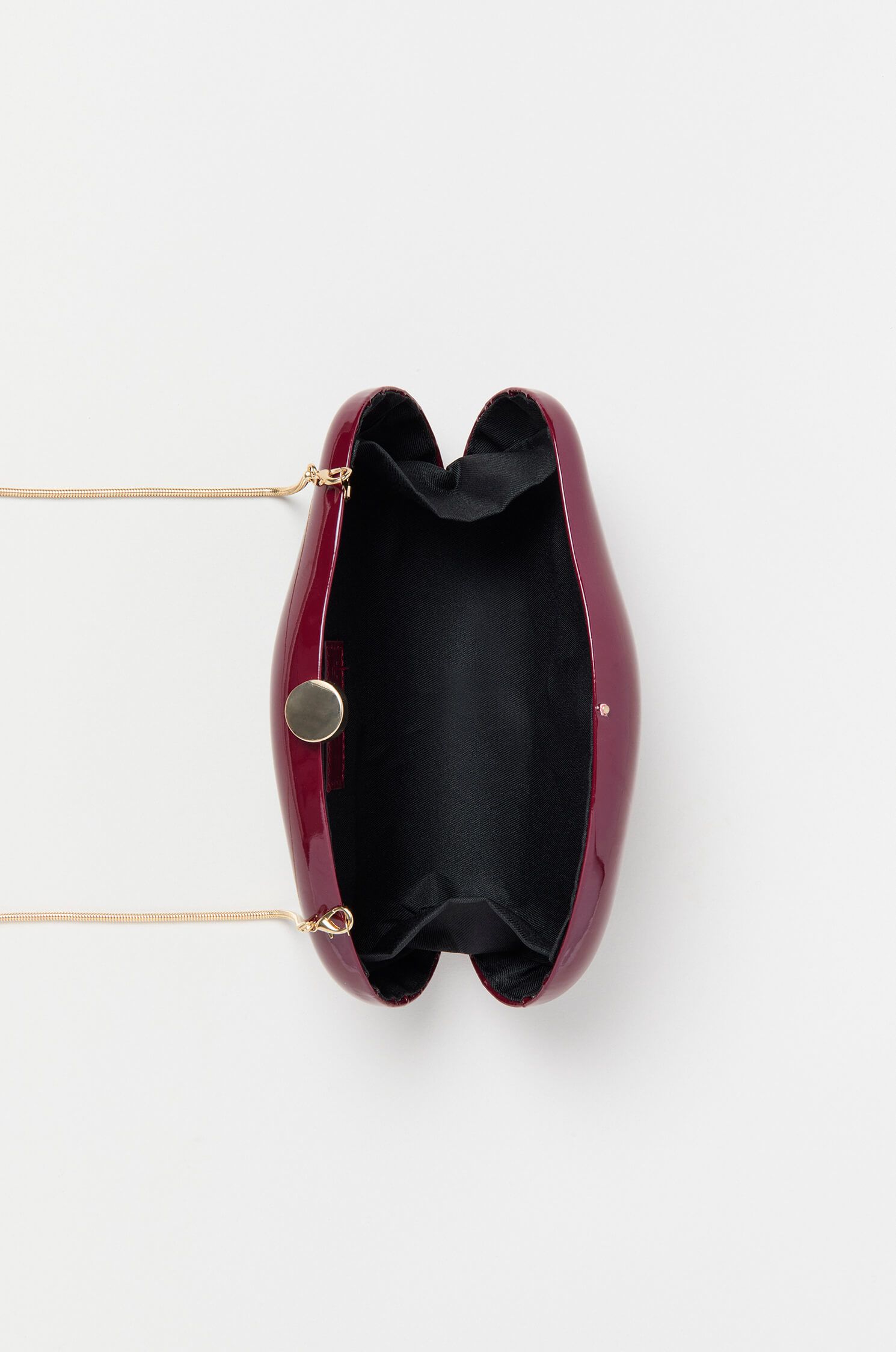 Bordowa torebka wizytowa Solar Obraz 3