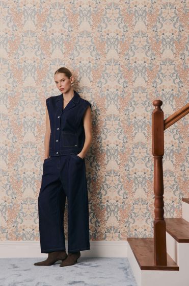 Kuloty z ciemnego jeansu