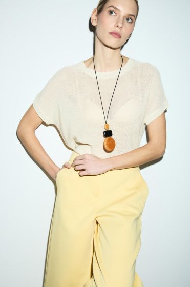 Wisior z geometrycznymi zawieszkami