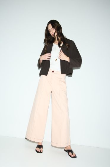 Pudroworóżowe spodnie