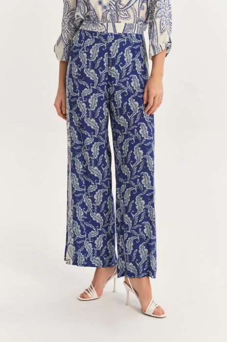 スペシャル特典 Wiskozowe spodnie we wzór paisley アイケア