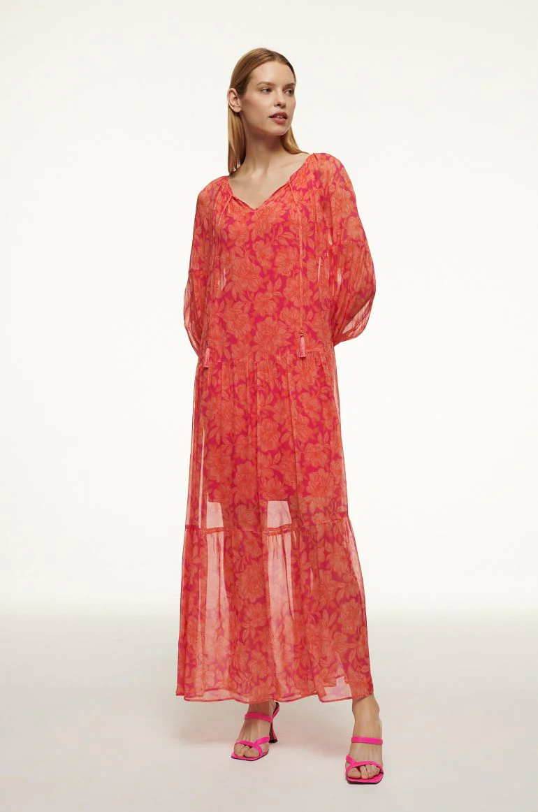 Sukienka maxi w kwiaty