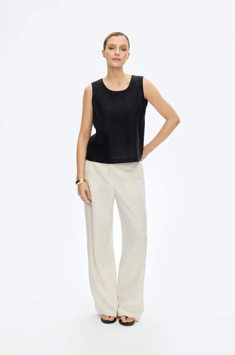 Lniany top