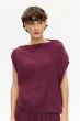 Top w kolorze marsala Solar Obraz 2